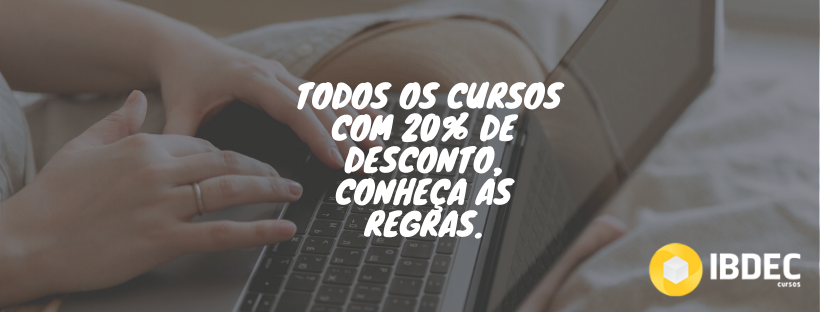 20% desconto nos cursos